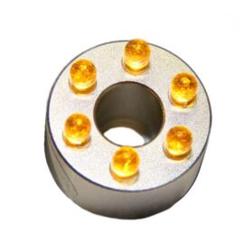 LED-ring, gula dioder