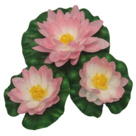 Näckros i silke 3-pack rosa