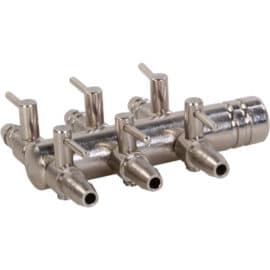 Luftfördelare 6-vägskran, 9 mm