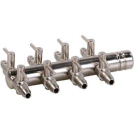 Luftfördelare 8-vägskran, 9 mm