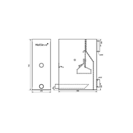 Skimmer Sieve Midi