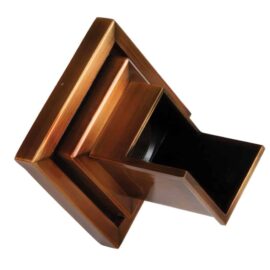 Wall Spout Rhombus, brons