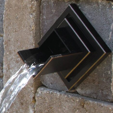 Wall Spout Rhombus, koppar - Bild 2