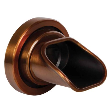 Wall Spout Ellipse, brons