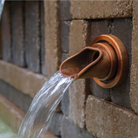Wall Spout Ellipse, brons - Bild 2