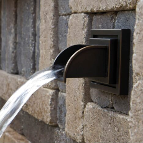 Wall Spout Square, koppar - Bild 2